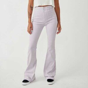 Free People We The Free Jayde Flare Jeans Size 31 lavender